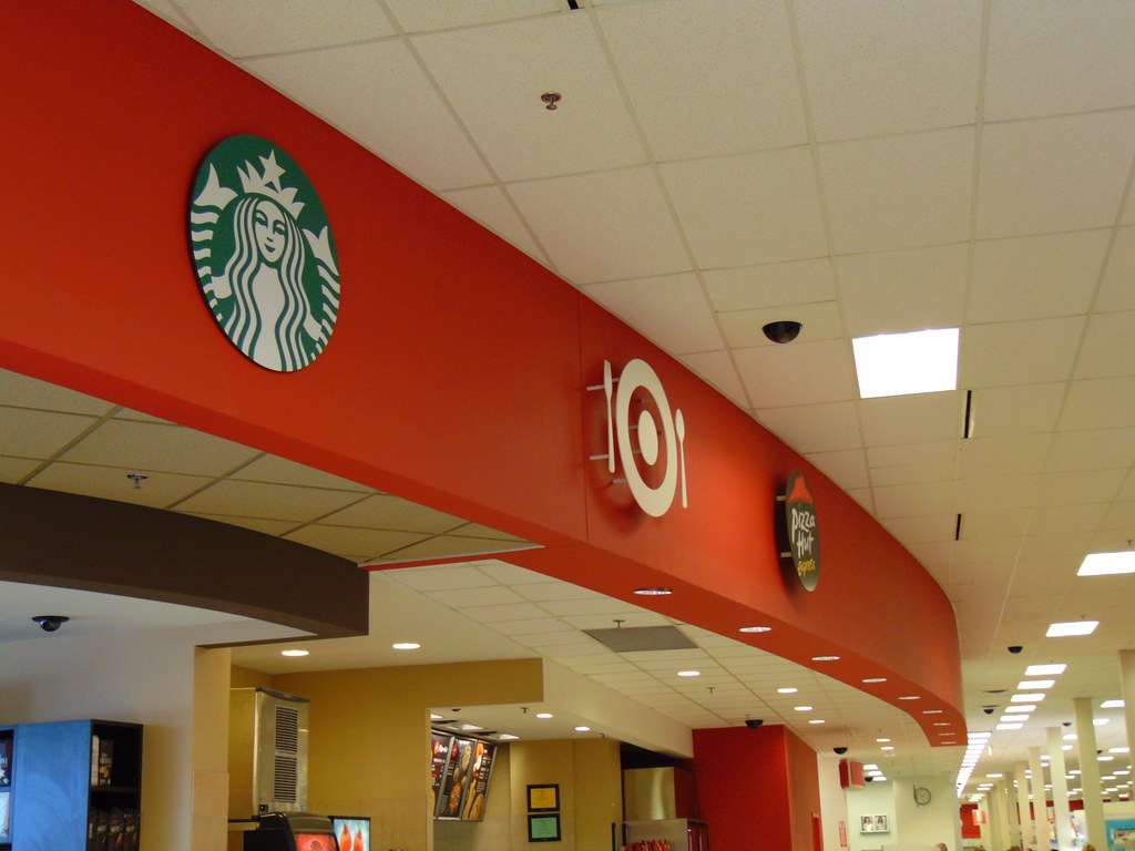 Can you use starbucks app at target?