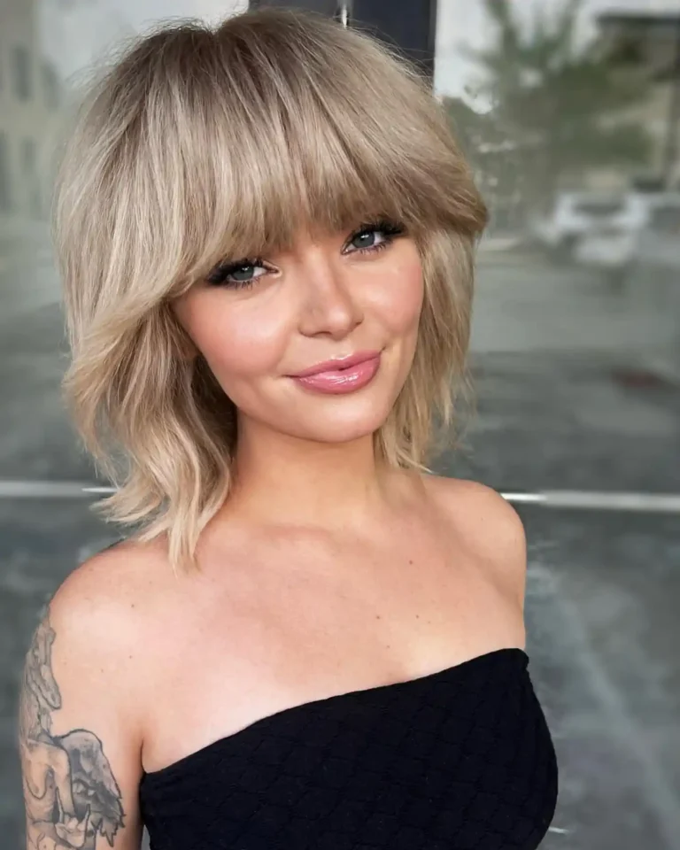 17 Shaggy Bob Haircuts With Bangs That’ll Transform Your Look