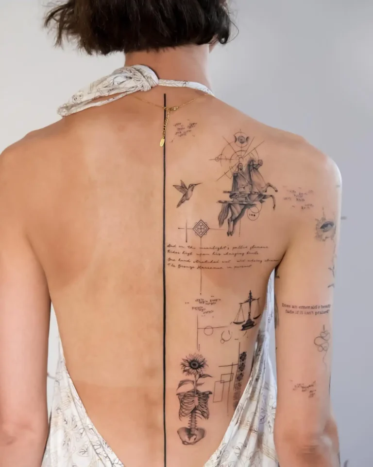 21 Beautiful Half Back Tattoos Women Are Loving!