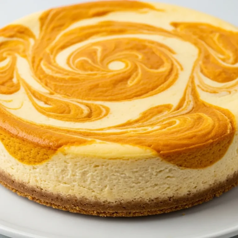 Pumpkin Swirl Cheesecake