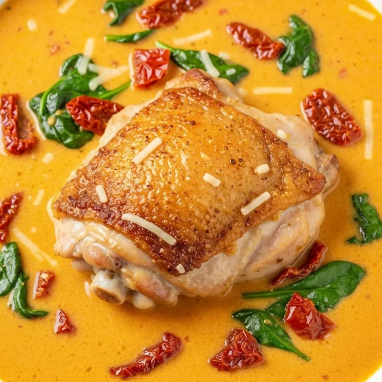 CrockPot Tuscan Chicken Thighs