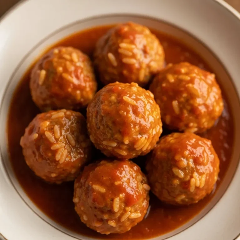 Homestyle Porcupine Meatballs Treat