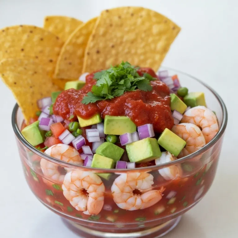 Quick Mexican Shrimp Cocktail Appetizer