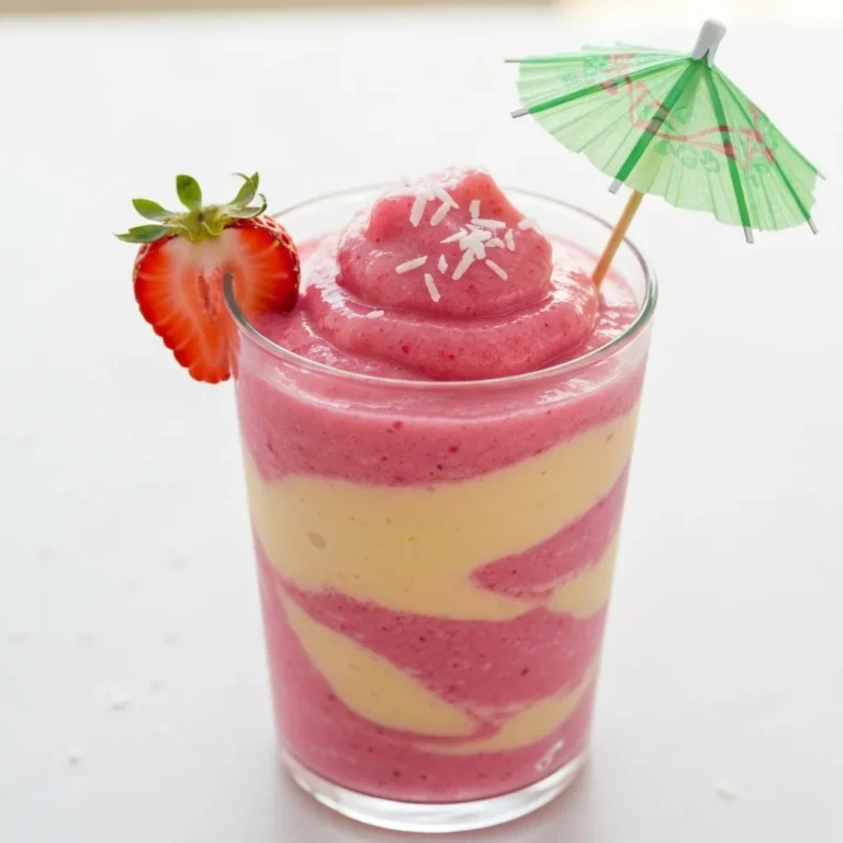 Refreshing Strawberry Piña Colada Smoothie