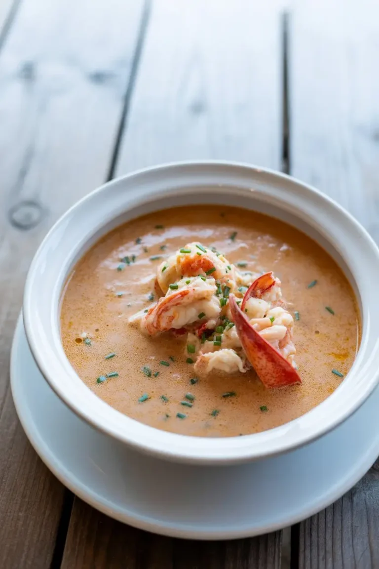 Classic Creamy Lobster Bisque