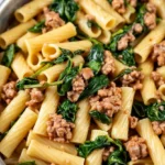 Read more about the article One-Pan Creamy Penne with Spinach and Italian Sausage