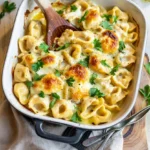 Read more about the article Creamy Chicken Tortellini Bake