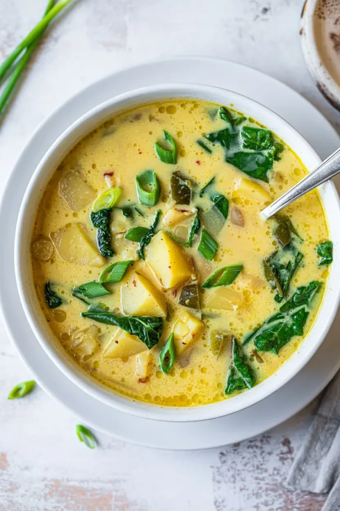 Easy Vegan Instant Pot Kale & Potato Soup Recipe