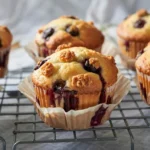 Read more about the article Bakery Style Blueberry Muffins