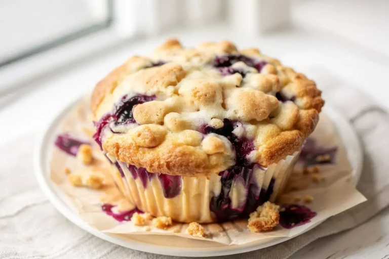 Sourdough Discard Blueberry Muffins
