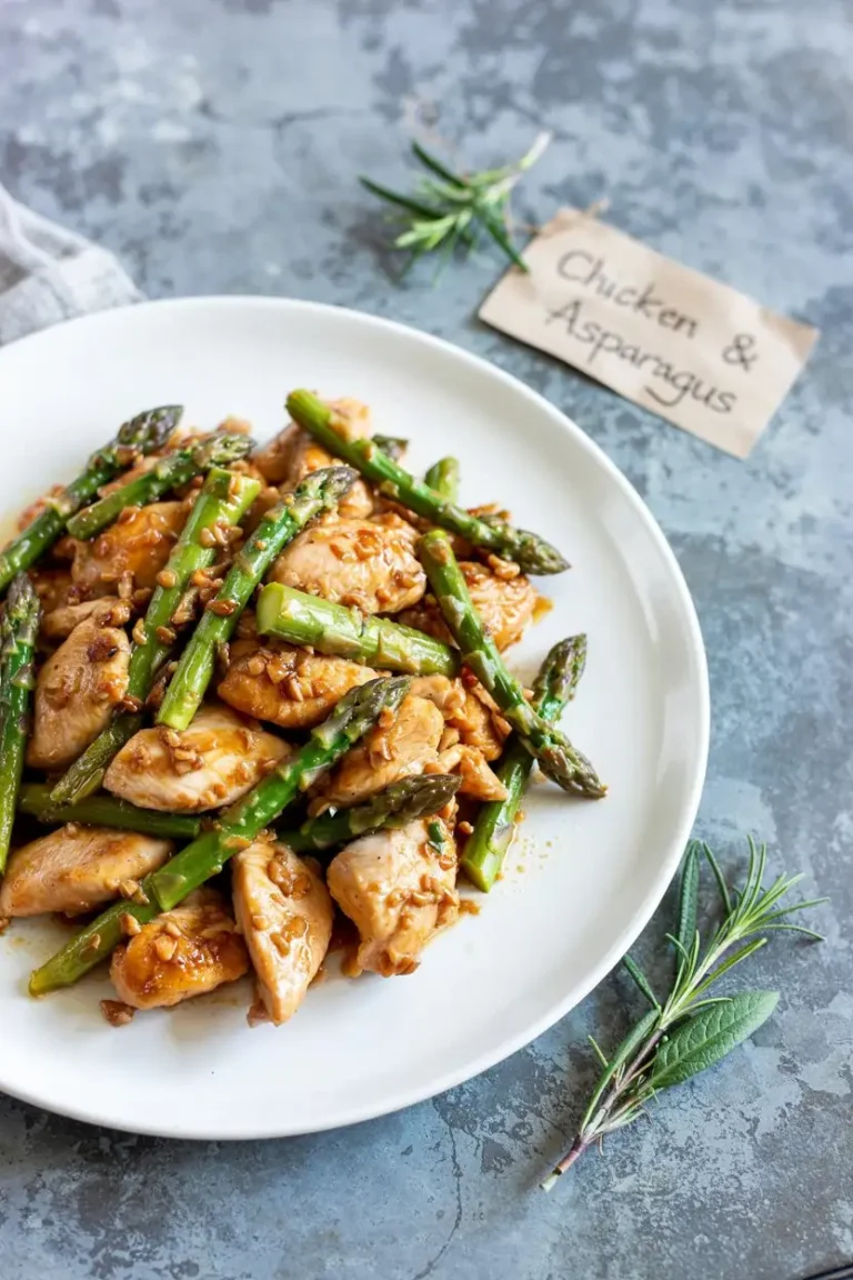 Easy Teriyaki Chicken and Asparagus Stir Fry