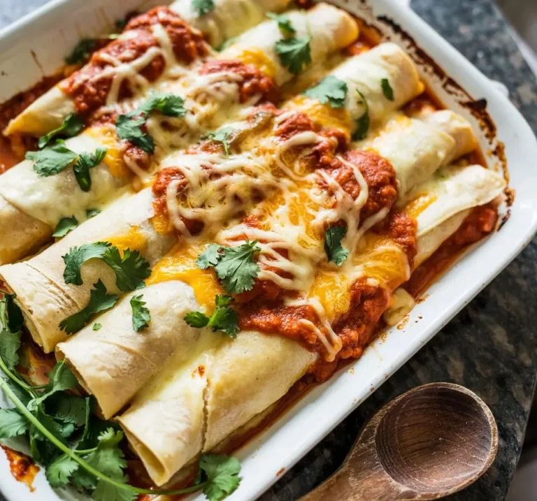 Chicken Birria Enchiladas