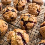 Read more about the article Healthy Lemon Blueberry Muffins With Crumble Topping