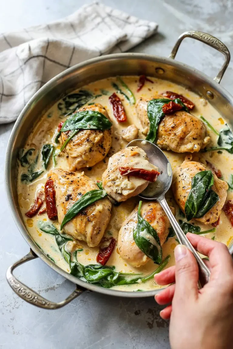 Creamy Keto Tuscan Chicken Recipe