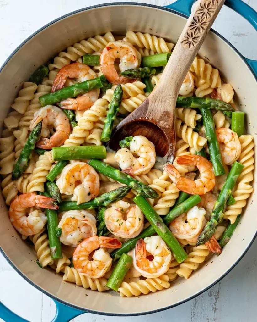 Lemon Pesto Shrimp Pasta