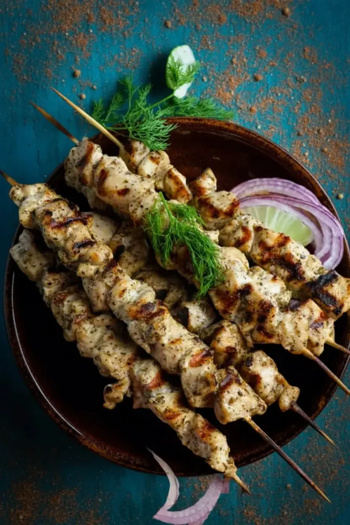 Authentic Greek Chicken Souvlaki