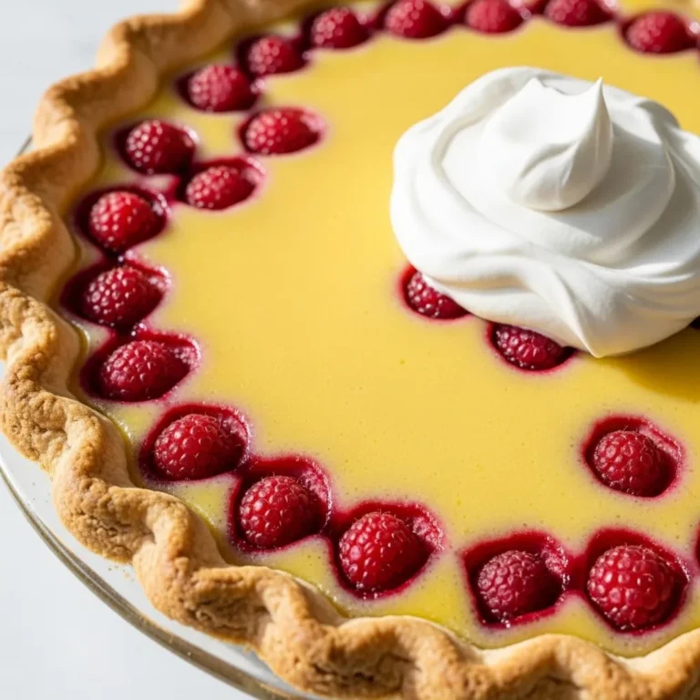 Summer Lemon Raspberry Pie