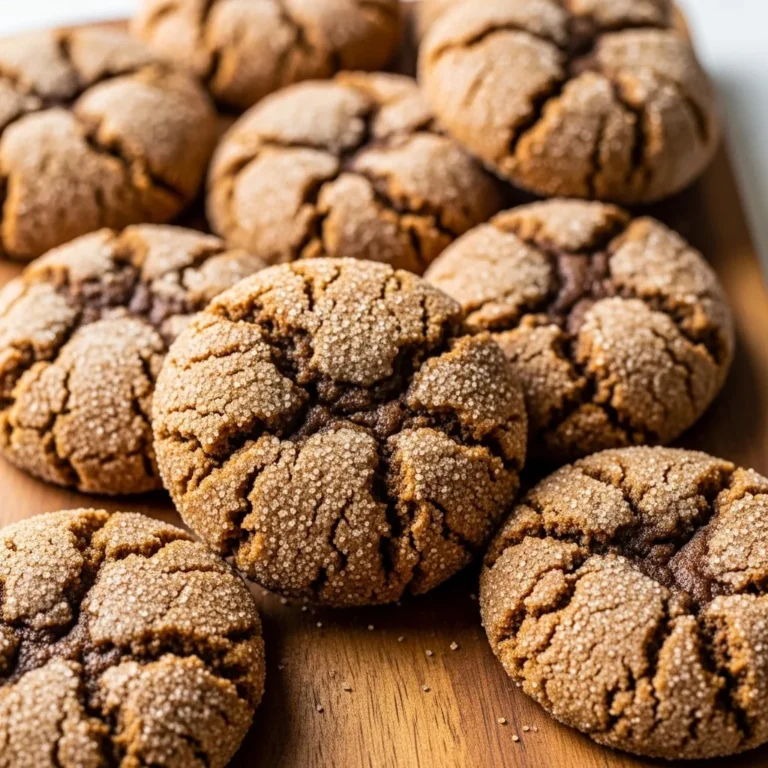 Soft Molasses Cookies (Chewy Centers, Crackly Tops)
