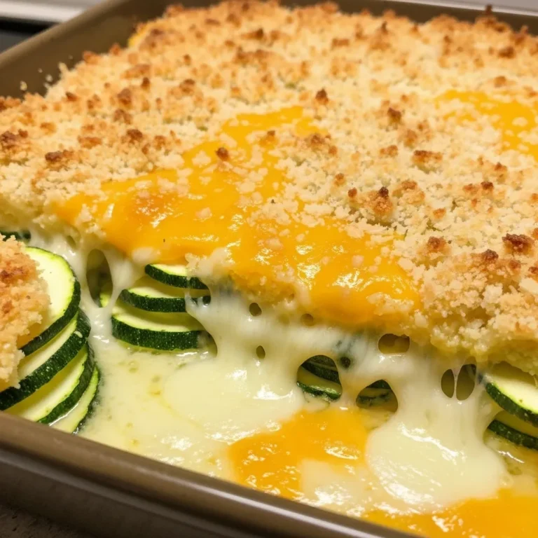 Baked Zucchini and Cheese