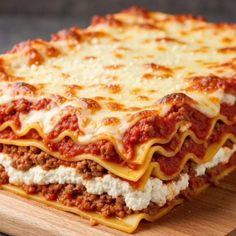 Classic Homemade Lasagna