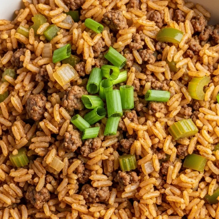 Dirty Rice with Ground Beef
