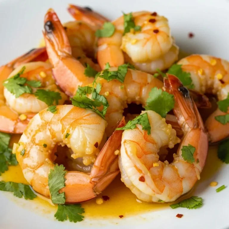 Lemon Garlic Cilantro Shrimp