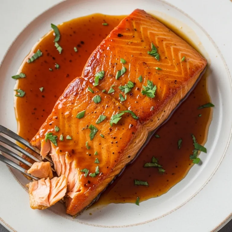 Bourbon Glazed Salmon