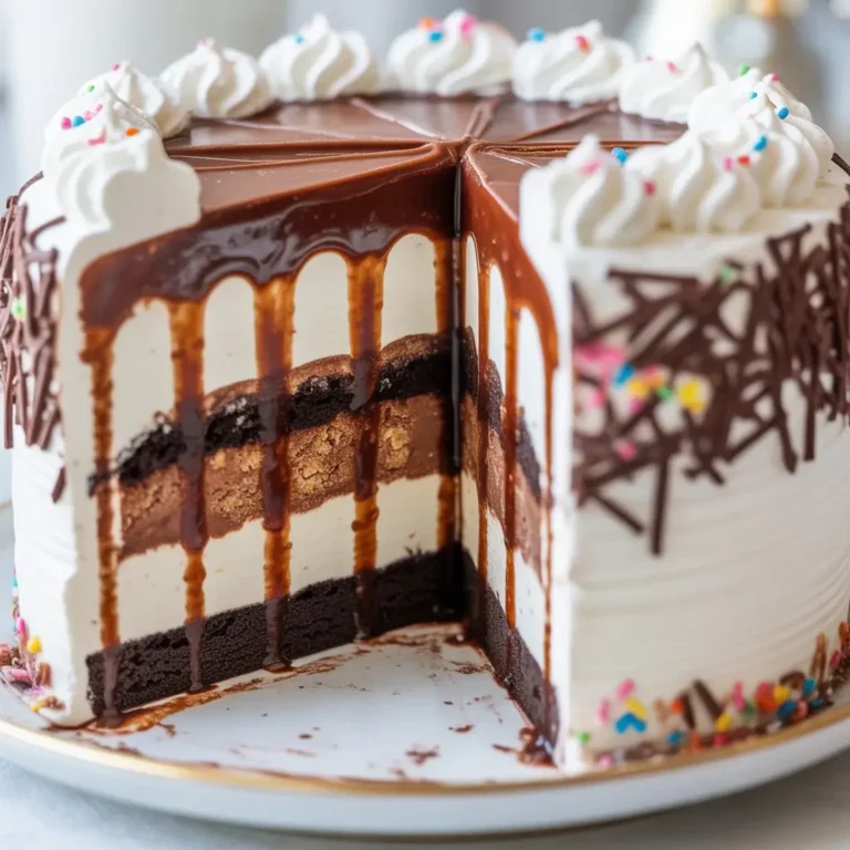 DIY Ice Cream Cake