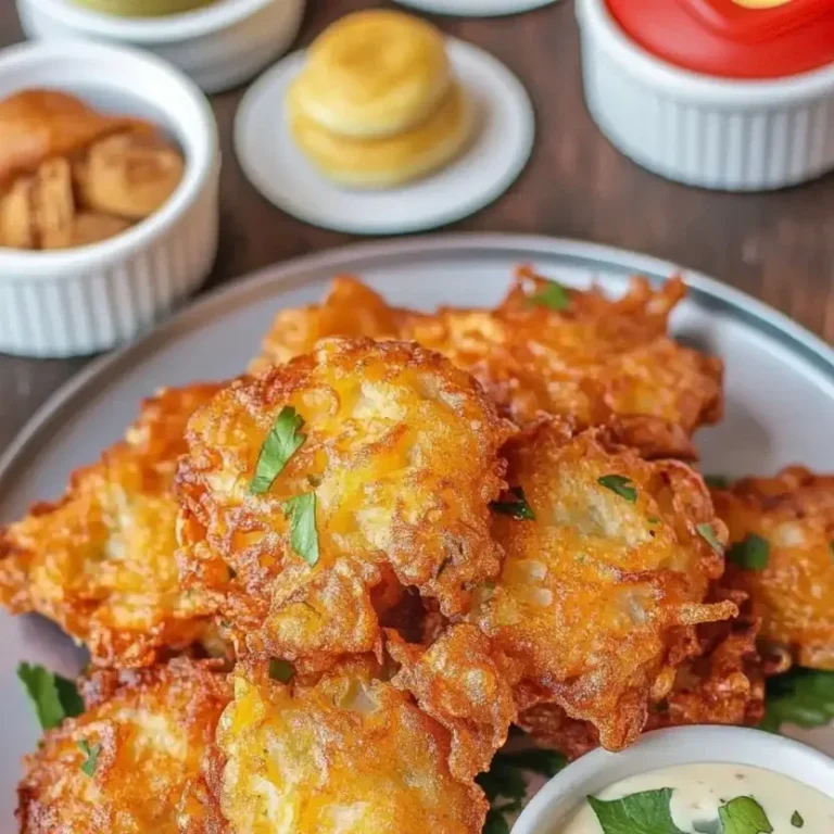 Crispy Amish Onion Fritters