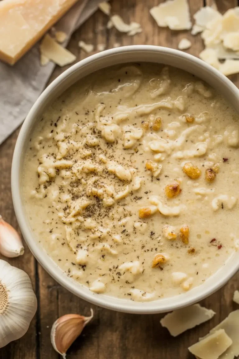 Easy Homemade Garlic Parmesan Sauce Recipe