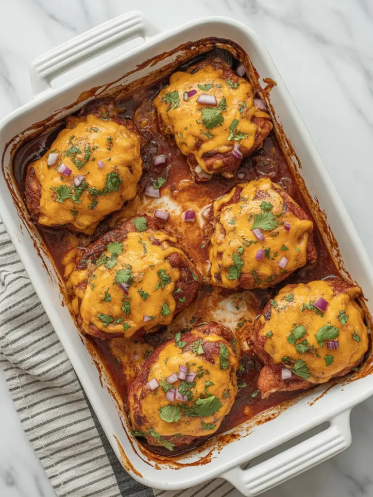 Cheesy BBQ Chicken and Potatoes Bake