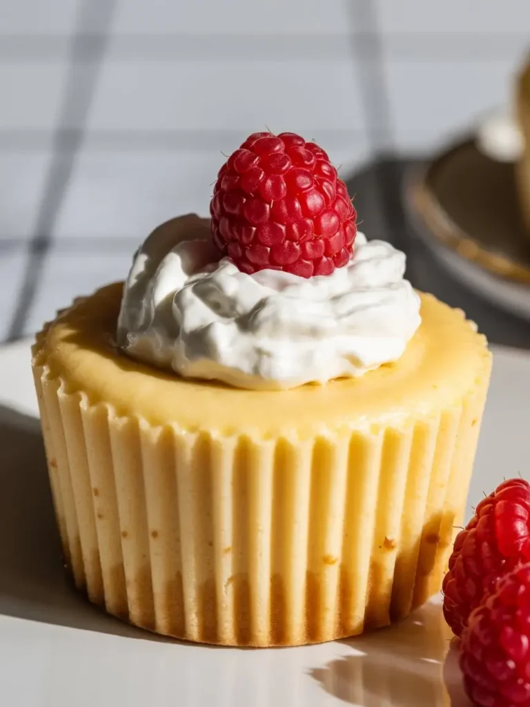 Sour Cream Cheesecake Cupcakes