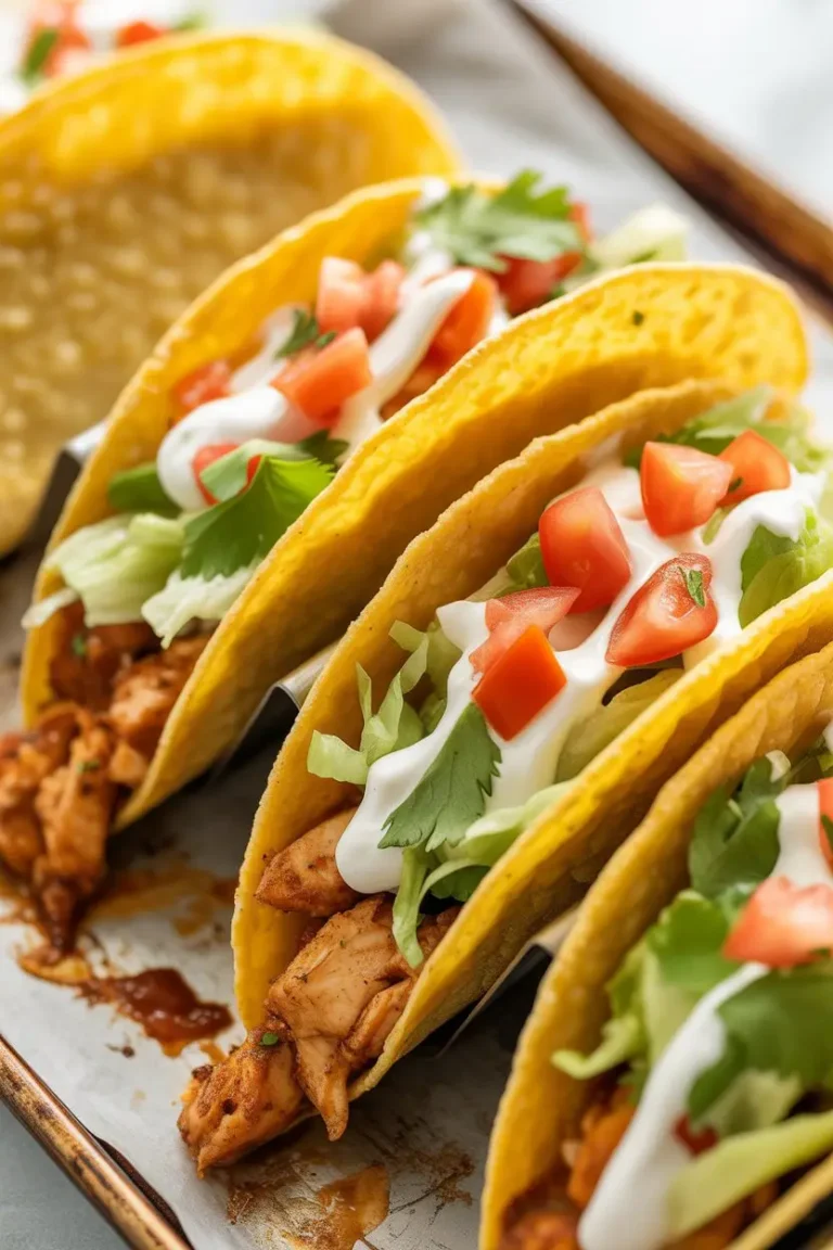 Baked Chicken Tacos