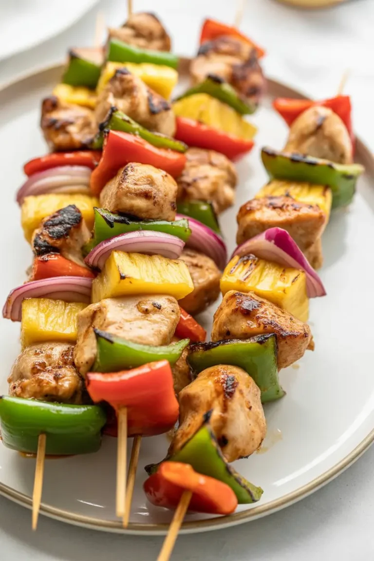 Hawaiian Chicken Kabobs