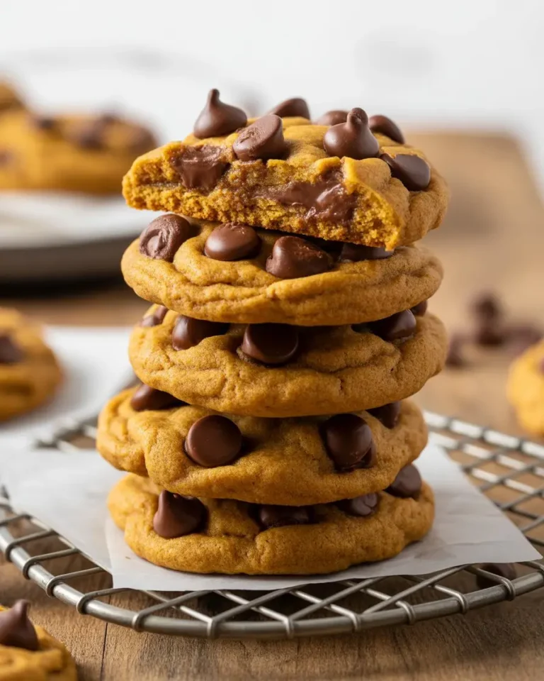Vegan Pumpkin Chocolate Chip Cookies