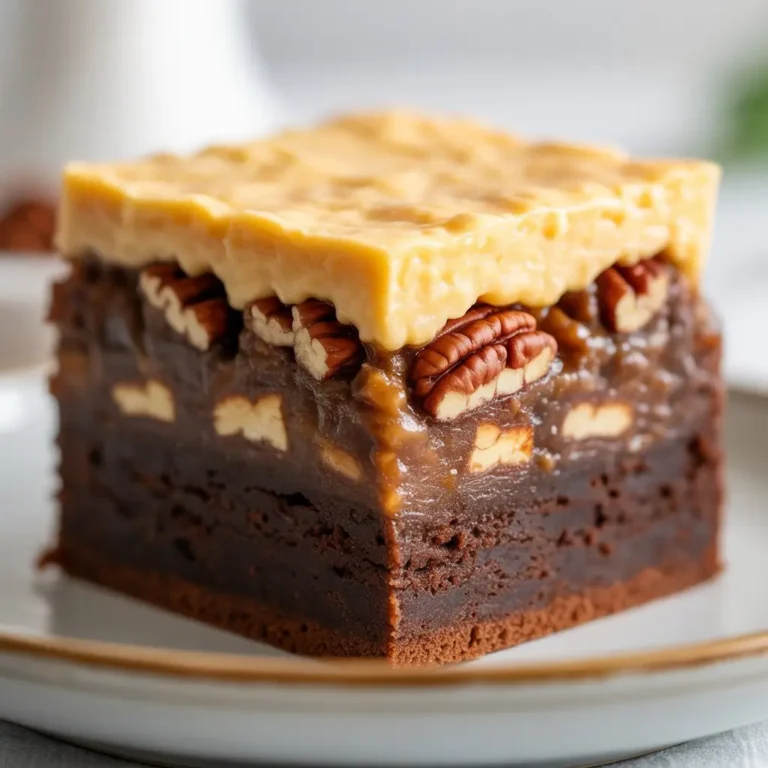 Brownie Pecan Pie Ooey Gooey Butter Cake