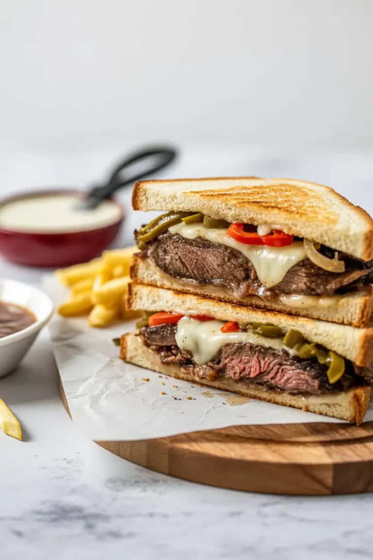 Philly Cheesesteak Grilled Cheese Sandwich Recipe