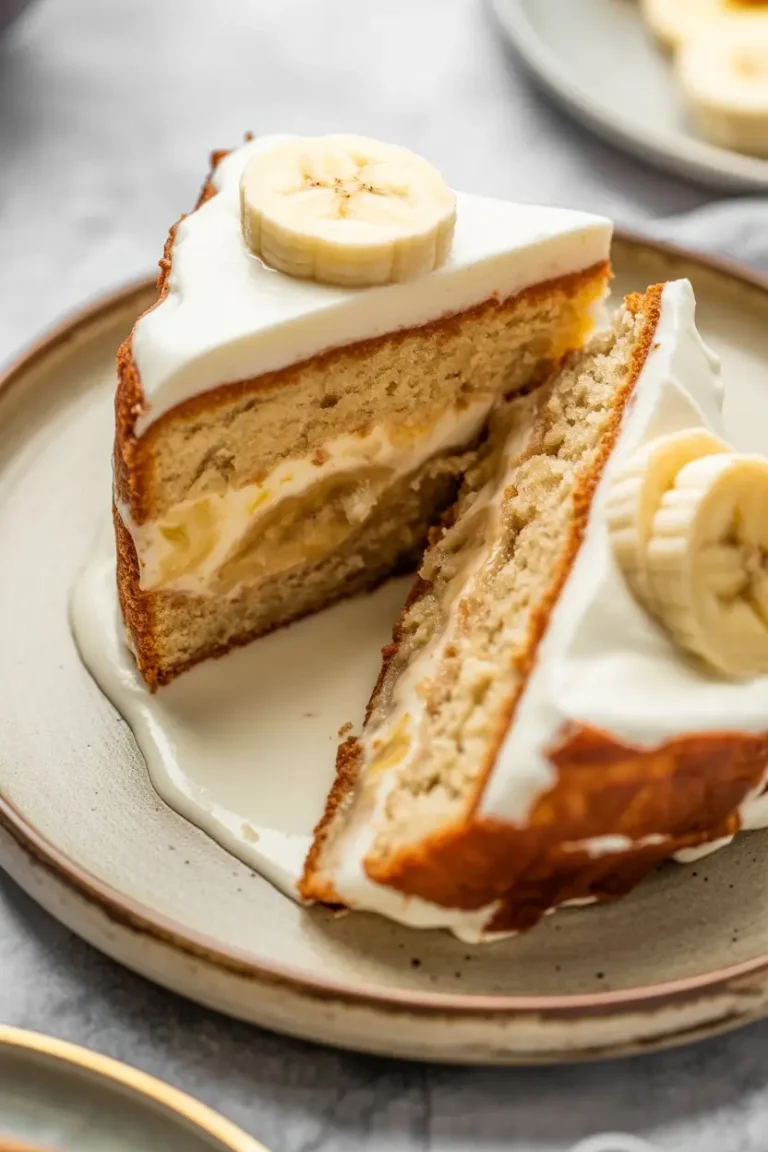 Banana Tres Leches Dessert Cake