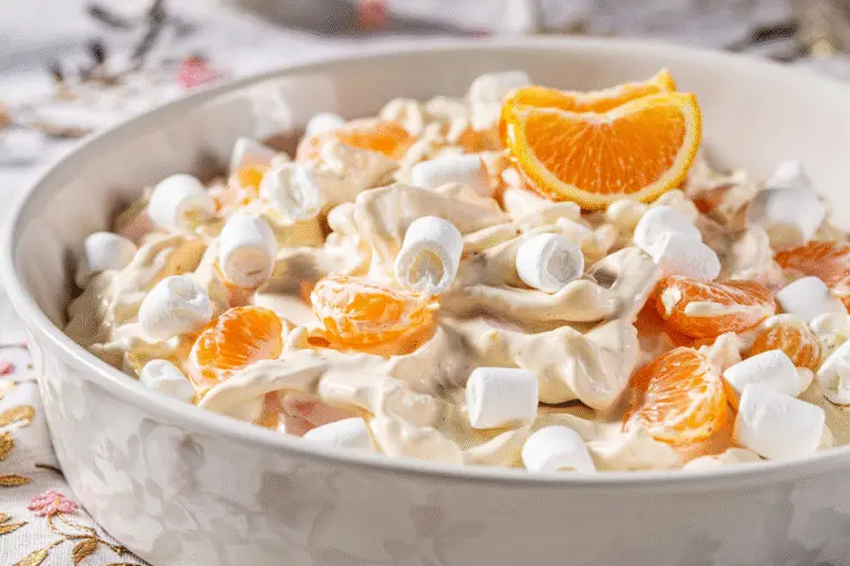 Orange Fluff Salad with Mandarin Oranges