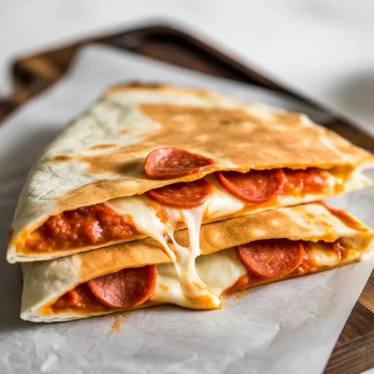 Pepperoni Pizza Quesadillas