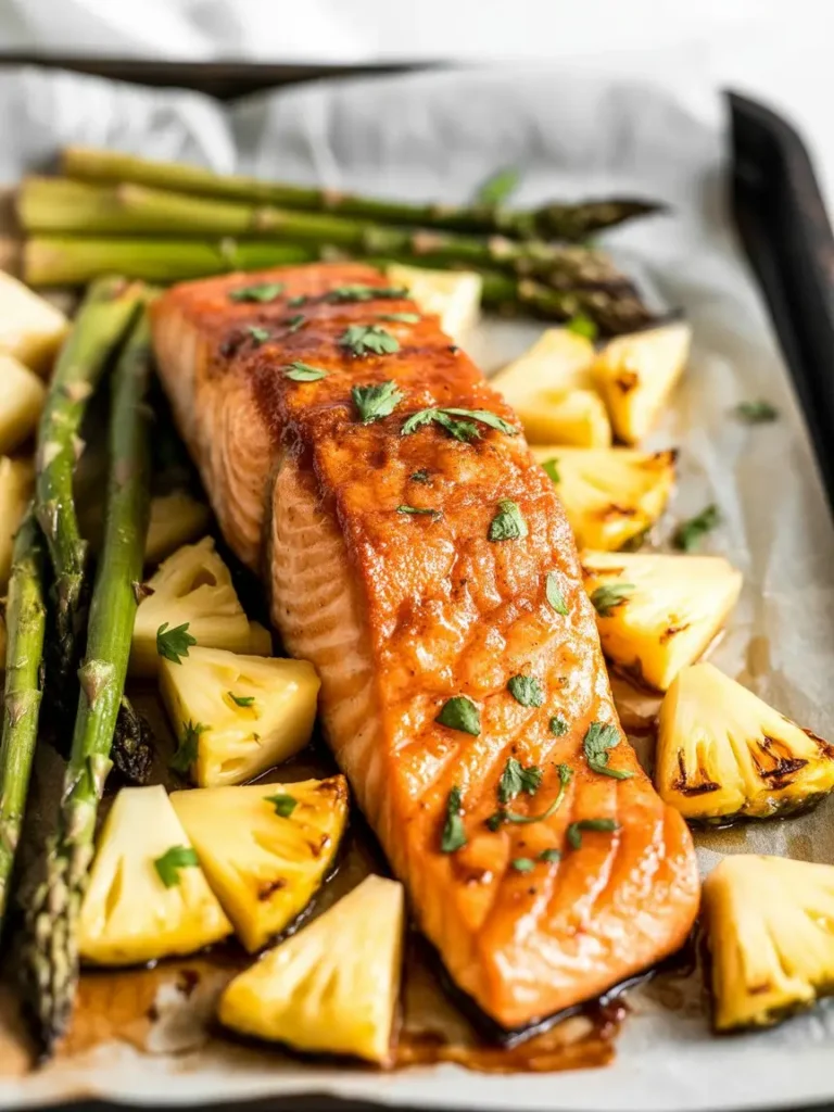 Honey Pineapple Salmon