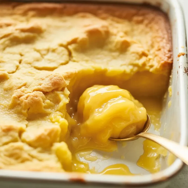 Easy Lemon Cobbler