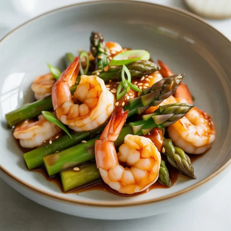 Sweet Chili Shrimp and Asparagus
