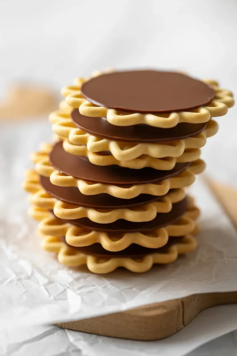 Lace Cookies with Chocolate Florentine Cookies