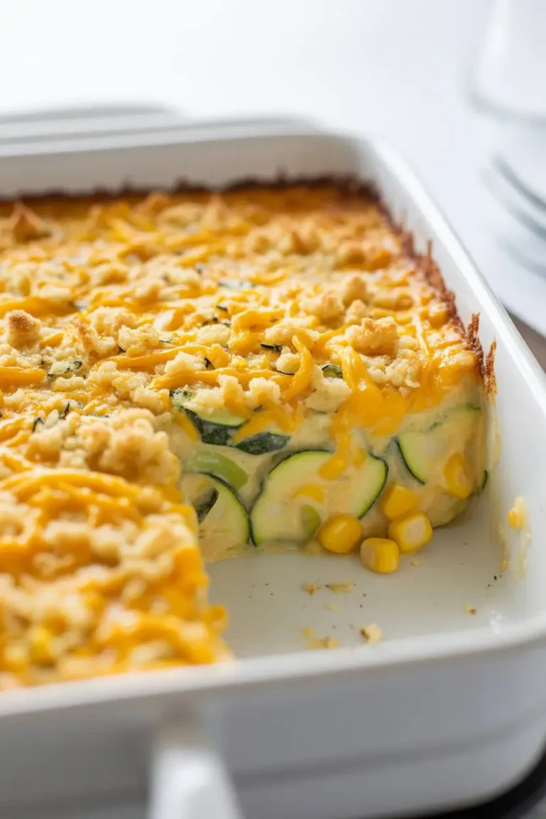 Zucchini Squash and Corn Casserole