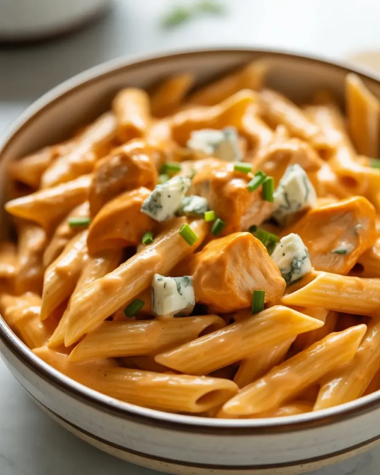 Buffalo Chicken Alfredo Penne