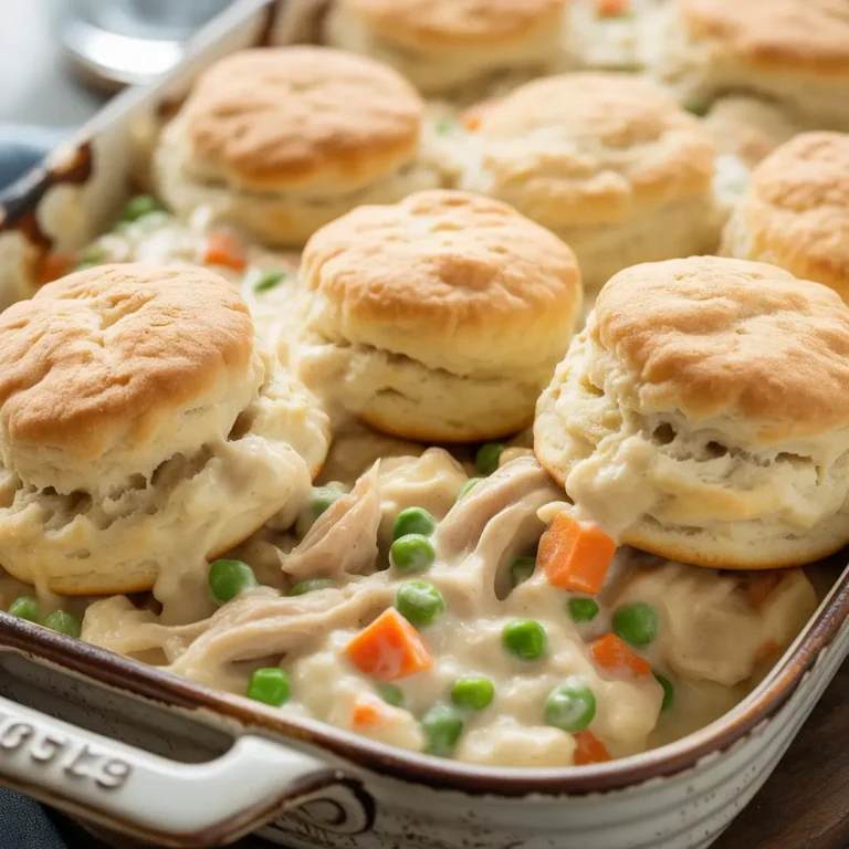 Chicken And Biscuit Casserole
