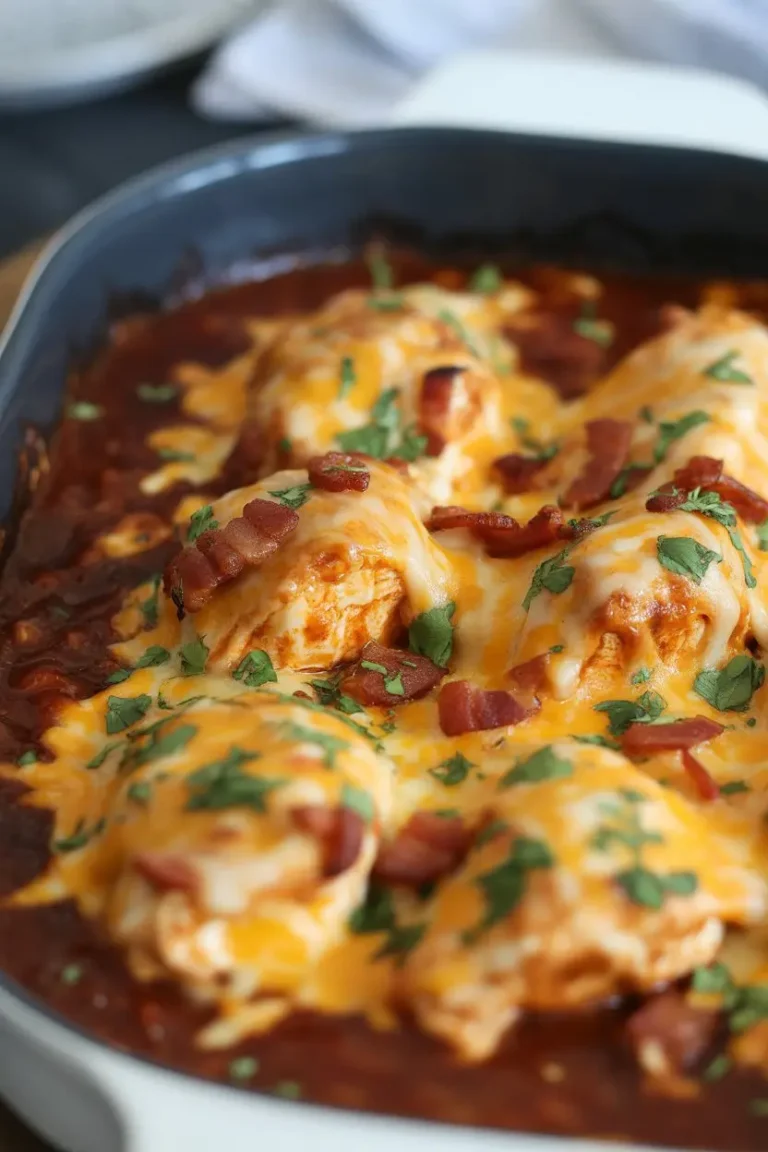 Cheesy BBQ Chicken Bake