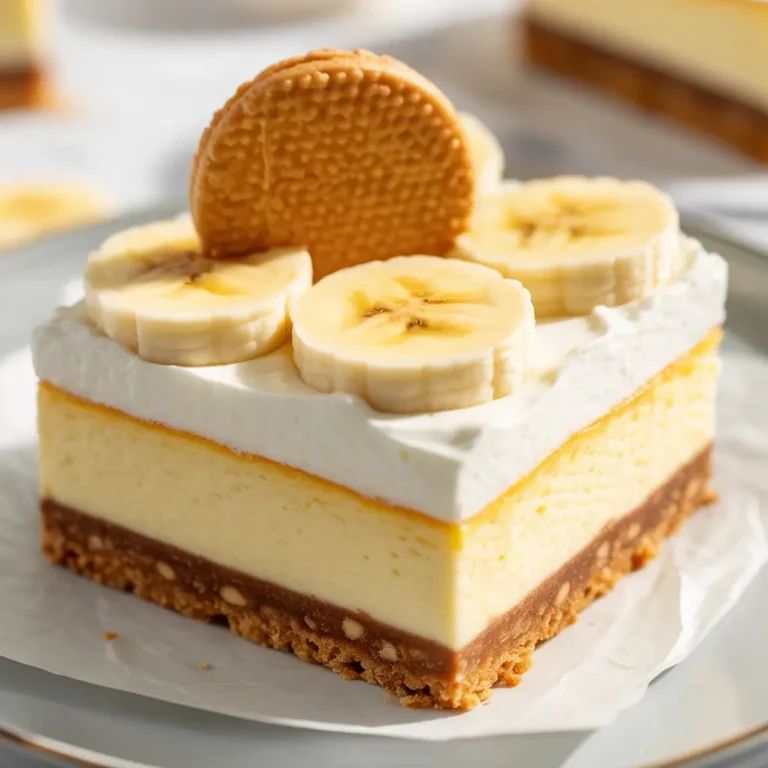 Banana Pudding Cheesecake Bars