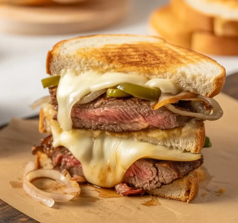 Grilled Cheese Steak Sandwich